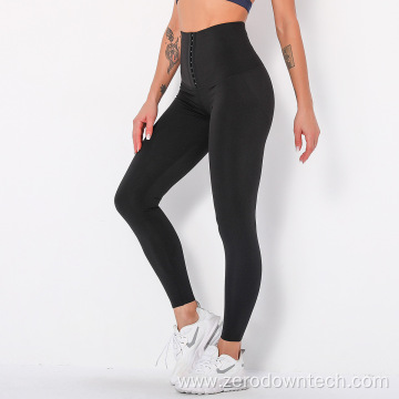 body-sculpting tight-fitting stretch running yoga pants